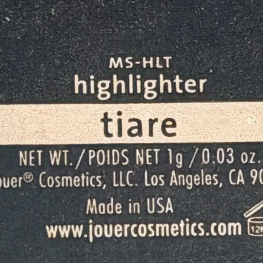 Jouer Tiare Highlighter MS-HLT Powder Champagne Travel .02 fl oz 1g New